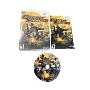 Ghost Squad (Nintendo Wii, 2007) Complete W/ Manual CIB Sega
